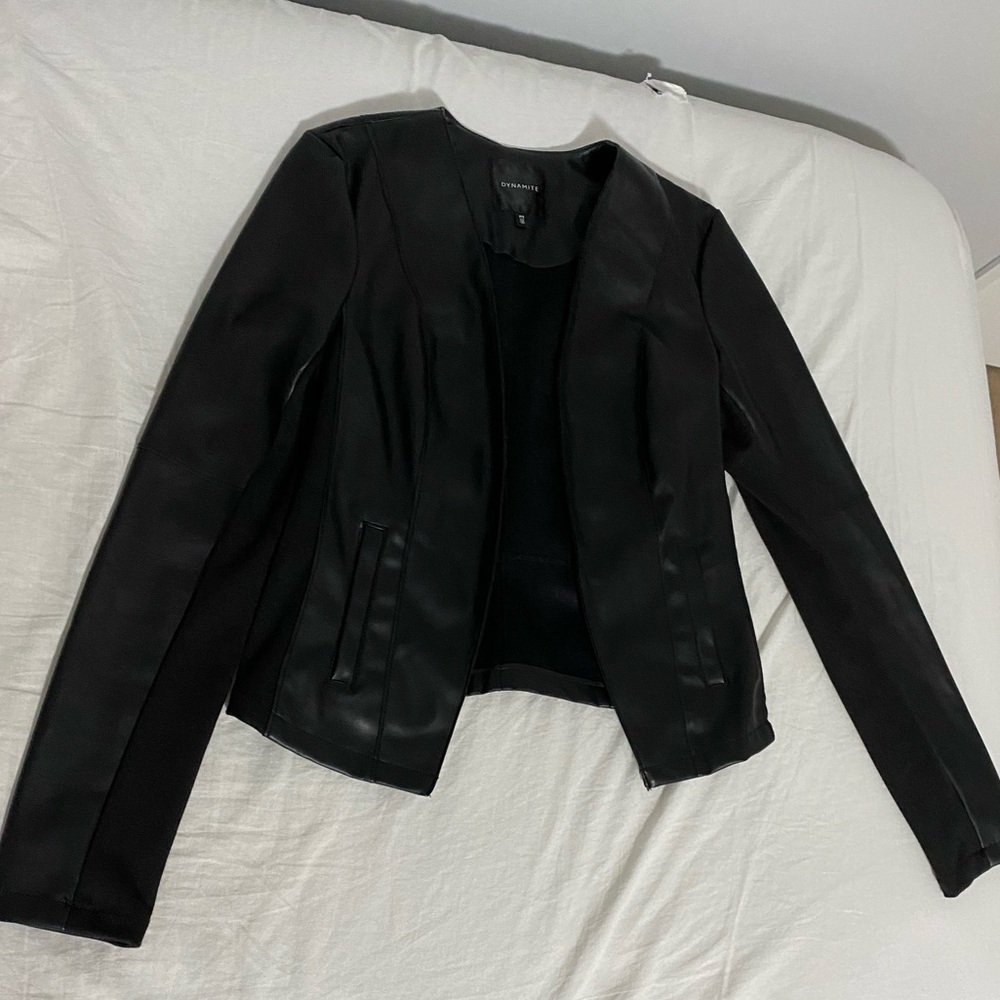 Leather jacket